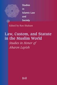 Produktbild: Law, Custom, and Statute in the Muslim World