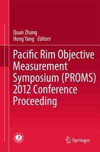 Produktbild: Pacific Rim Objective Measurement Symposium (PROMS) 2012 Conference Proceeding