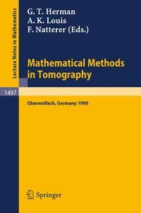 Produktbild: Mathematical Methods in Tomography