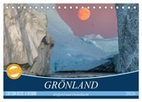 Produktbild: GR&Ouml;NLAND Eisfjord und Diskobucht (Tischkalender 2026 DIN A5 quer), CALVENDO Monatskalender
