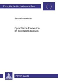 Produktbild: Sprachliche Innovation im politischen Diskurs