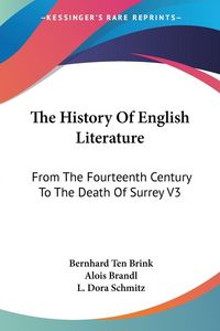 Produktbild: Brink, B: History Of English Literature