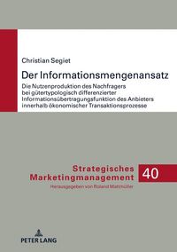Produktbild: Der Informationsmengenansatz