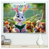 Produktbild: Kindertr&auml;ume - Lachen mit tierischen Kameraden (hochwertiger Premium Wandkalender 2026 DIN A2 quer), Kunstdruck in Hochglanz