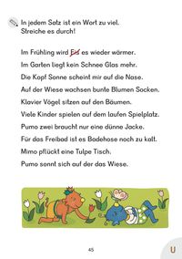 Deutsch 1. Klasse Übungsheft - Besser lesen