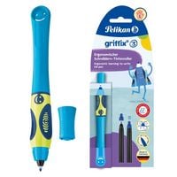 Produktbild: Pelikan Tintenroller griffix LH neon freshblue Blister