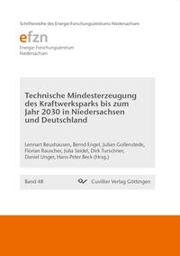 Produktbild: Technische Mindesterzeugung des Kraftwerksparks bis zum Jahr 2030 in Niedersachsen und Deutschland
