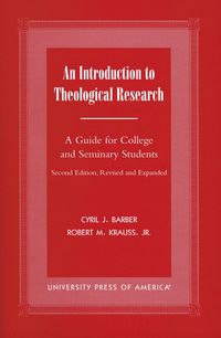 Produktbild: An Introduction To Theological Research