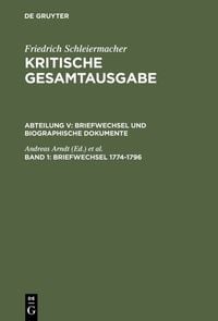 Produktbild: Briefwechsel 1774-1796