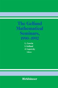 Produktbild: The Gelfand Mathematical Seminars, 1990&ndash;1992