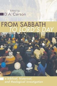 Produktbild: From Sabbath to Lord's Day