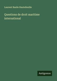 Produktbild: Questions de droit maritime international