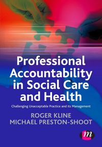 Produktbild: Professional Accountability in Social Care and Health