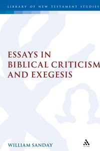 Produktbild: Essays in Biblical Criticism and Exegesis