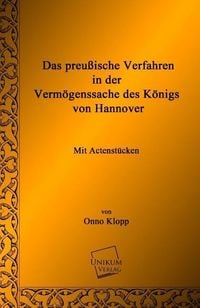 Produktbild: Klopp, O: Das preu&szlig;ische Verfahren in der Verm&ouml;genssache des