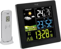 Produktbild: TFA Dostmann Funk-Wetterstation mit Farbdisplay SUN 2 35.1174.01 Funk-Wetterstation Vorhersage f&uuml;r 12 bis 24 Stunden Anzahl Sensoren max. 3 St.