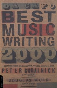 Produktbild: Da Capo Best Music Writing 2000