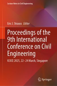Produktbild: Proceedings of the 9th International Conference on Civil Engineering