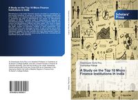 Produktbild: A Study on the Top 10 Micro Finance Institutions in India