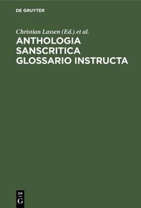 Produktbild: Anthologia sanscritica glossario instructa