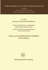 Produktbild: Umformung kunststoffbeschichteter Stahlbleche durch Tiefziehen