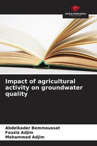 Produktbild: Impact of agricultural activity on groundwater quality