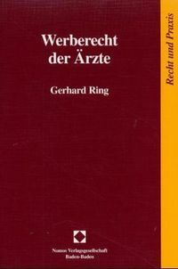 Produktbild: Werberecht der &Auml;rzte