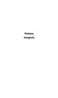 Produktbild: Parlons hongrois