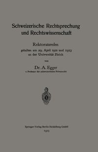 Produktbild: Schweizerische Rechtsprechung und Rechtswissenschaft