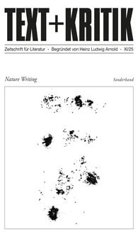 Produktbild: TEXT + KRITIK Sonderband - Nature Writing