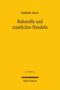 Produktbild: Rohstoffe und staatliches Handeln