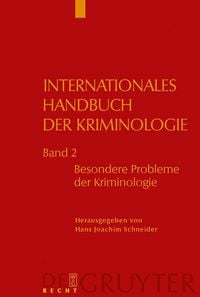 Produktbild: Besondere Probleme der Kriminologie