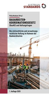 Produktbild: Bauarbeitenkoordinationsgesetz (BauKG) und Haftungsfragen