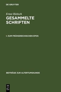 Produktbild: Zum fr&uuml;hgriechischen Epos