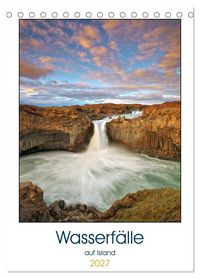Produktbild: Wasserf&auml;lle auf Island (Tischkalender 2027 DIN A5 hoch), CALVENDO Monatskalender