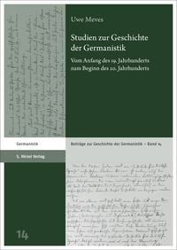 Produktbild: Studien zur Geschichte der Germanistik