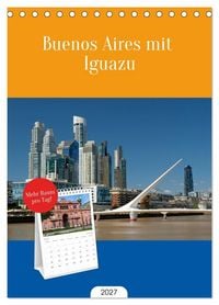 Produktbild: Tischplaner 2027 - Buenos Aires mit Iguazu (A5 Tischkalender zum Aufstellen) CALVENDO