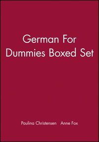 Produktbild: Christensen, P: German for Dummies, Boxed Set