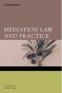 Produktbild: Mediation Law and Practice