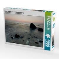 Produktbild: CALVENDO Puzzle Strand bei Katharinenhof- Sonnenaufgang 1000 Teile Puzzle quer | 1000 Teile Lege-Gr&ouml;&szlig;e 64 &times; 48 cm Foto-Puzzle f&uuml;r gl&uuml;ckliche Stunden