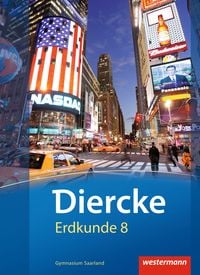 Produktbild: Diercke Erdkunde 8. Schulbuch. Gymnasien. Saarland