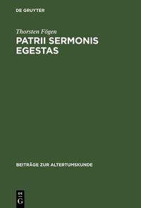 Produktbild: Patrii sermonis egestas
