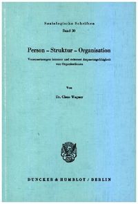 Produktbild: Person - Struktur - Organisation.