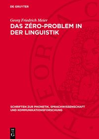 Produktbild: Das Z&eacute;ro-Problem in der Linguistik