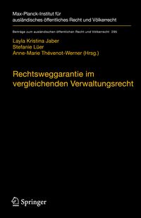 Produktbild: Rechtsweggarantie im vergleichenden Verwaltungsrecht