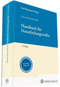 Produktbild: Handbuch f&uuml;r Notarfachangestellte