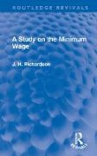 Produktbild: A Study on the Minimum Wage