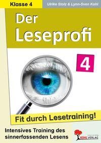 Produktbild: Der Leseprofi - Fit durch Lesetraining / Klasse 4