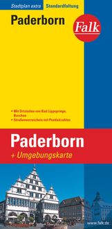 Produktbild: Falk Stadtplan Extra Standardfaltung Paderborn