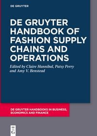 Produktbild: De Gruyter Handbook of Fashion Supply Chains and Operations